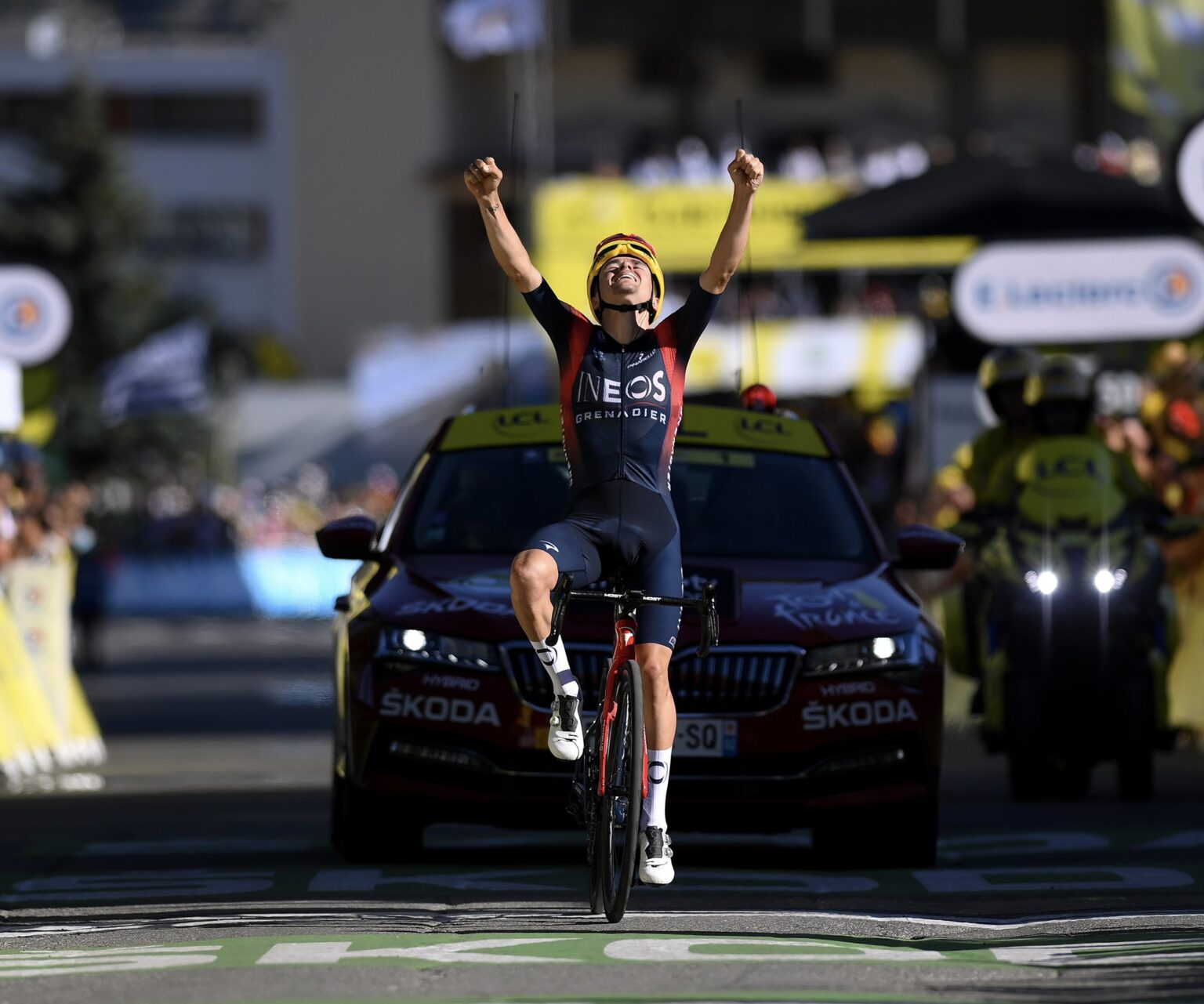 12ª Tour Francia Pidcock toca la gloria en Alpe d´Huez Ciclo21